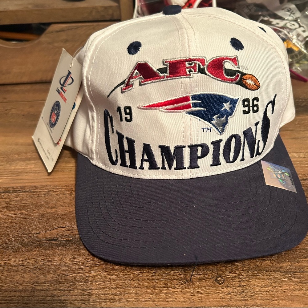 1996 afc champions New England patriots hat NWT